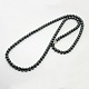 Non-Magnetic Synthetic Hematite Beaded Necklaces NJEW-P066-01-2