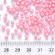 8/0 Baking Paint Glass Round Seed Beads SEED-S036-01B-04-3