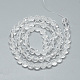 Frosted Glass Beads Strands EGLA-S147-8mm-08-2