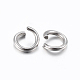 304 Stainless Steel Open Jump Rings X-STAS-H437-3x0.6mm-2