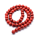 Synthetic Howlite Bead Strand G-E439-6mm-01A-2