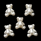 Perles en ABS imitation nacre X-OACR-K001-31-2