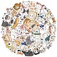 Autocollants en papier de chat de dessin animé coloré ANIM-PW0001-140-1