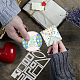 炭素鋼カッティングダイステンシル  DIYスクラップブッキング用  フォトアルバム  装飾的なエンボス紙カード  ステンレス鋼色  幾何学的模様  58~78x87~138x0.8mm  2個/セット DIY-WH0309-1036-7