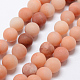 Chapelets de perles en aventurine rose naturel G-G716-01-8mm-1