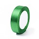 Nastro di raso verde da 1 pollice (25 mm) per la decorazione di una festa fai da te con fiocco per capelli X-RC25mmY019-1