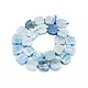 Natürliche Aquamarin Perlen Stränge G-F725-28-2