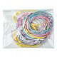 30 pièce de bracelets à cordon tressé en polyester ciré réglables en 5 couleurs BJEW-FZ00016-6