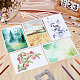50 pezzo di carta da disegno&nbsp;DIY-WH0816-028B-4