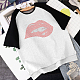 SUPERDANT Red Lips Rhinestone Patches Applique Bling Iron on Patches Cool Cowboy Clothing Iron on Rhinestone Appliques for Clothes Bag Shoes T-Shirt Deocr DIY-WH0303-097-3