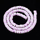 Handmade Polymer Clay Beads Strands CLAY-R089-6mm-170-3