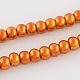 Spray Painted Glass Beads Strands DGLA-R041-10mm-11-1