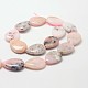 Teardrop Natural Pink Opal Beads Strands G-K071-01D-2