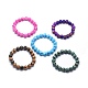 Bracelets stretch avec perles en verre BJEW-F342-A-1