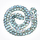 Electroplate Glass Beads Strands EGLA-S176-02-B02-2