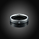 Regalos del día de san valentín anillos de pareja de circonita cúbica de acero titanio para mujer RJEW-BB16445-9P-6