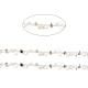 Chaînes de perles de copeaux de pierres précieuses naturelles mélangées CHC-M025-69S-2