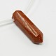 Synthetic Goldstone Pointed Bead Strands G-N0038-01-2