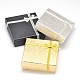 Boîtes carrées de bijoux en carton CBOX-L001-09-1