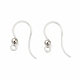 Transparent Resin Earring Hooks RESI-G050-01P-1