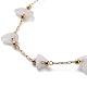 Natürliche Perlenkette mit Rosenquarzsplittern NJEW-G124-01B-2