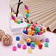 Cheriswelry 400Pcs 8 Colors Resin Large Hole Beads RESI-CW0001-12-6