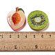 Cabochons décodens en résine imitation fruit CRES-R199-03-3