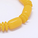 Resin Imitation Amber Beads Stretch Bracelets BJEW-E337-10-2