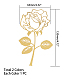 Unicraftale около 2 шт. металлическая роза креативная закладка STAS-UN0013-38-5