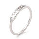 304 anillo de dedo de fase lunar de acero inoxidable para mujer RJEW-A006-04P-2