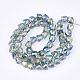 Electroplated Glass Beads EGLA-T016-01-B02-2