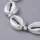 Colliers de perles en fil de nylon réglables NJEW-JN02661-3