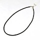 Leather Cord Necklace Making NJEW-A280-L420mm-02-1