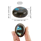 NBEADS 2 Pcs Moonstone Crystal Worry Stones DJEW-WH0037-13-2