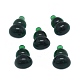 Natürliche grüne Onyx-Achat-Cabochons G-O175-17-1