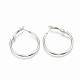 304 Stainless Steel Hoop Earrings X-STAS-S078-07-40mm-1