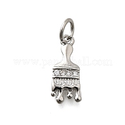 Латунные микро проложить кубического циркония подвески KK-P295-04P