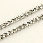 304 Stainless Steel Curb Chains CHS-R008-08