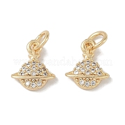 Латунные микропаве прозрачные подвески с фианитом KK-S367-16A