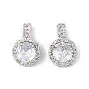 Латунные микро проложить кубического циркония подвески KK-R219-25P