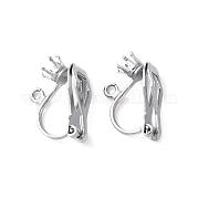 Фурнитура для сережек-клипс из нержавеющей стали 316 STAS-Z124-03P