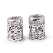 Экологически чистые латунные бусины из циркония с микропаве KK-F835-30P