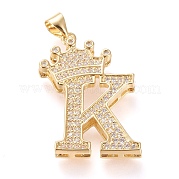 Латунные микро проложить кубического циркония подвески KK-R138-002K