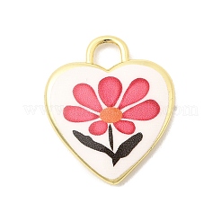 Pendentifs en laiton imprimés&nbsp;KK-K274-08G