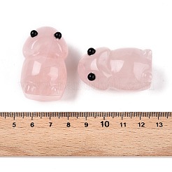 Natürliche Monsterfiguren aus Rosenquarz&nbsp;DJEW-N003-01I