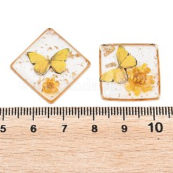 Transparentes Epoxidharz und bedruckte Anhänger&nbsp;KK-F074-01B