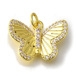 Pendentif en zircone cubique micro pavé de laiton placage en rack&nbsp;KK-H485-07G