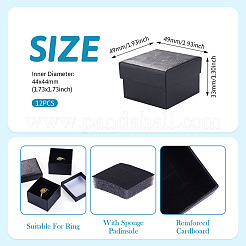 Schmuck- und Ringaufbewahrungsboxen aus Papier mit Muschelstruktur&nbsp;CON-TAC0014-15E
