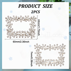 Legierung kristall strass schuhdekoration&nbsp;ALRI-FG0001-03A