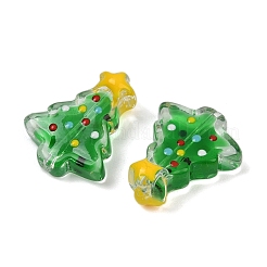 Perle di vetro smaltato trasparente&nbsp;LAMP-S070-05F